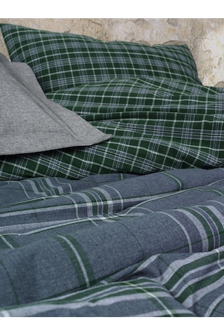 Cotton Box Natureforce Çift Kişilik Nevresim Takımı Isola Mavi
