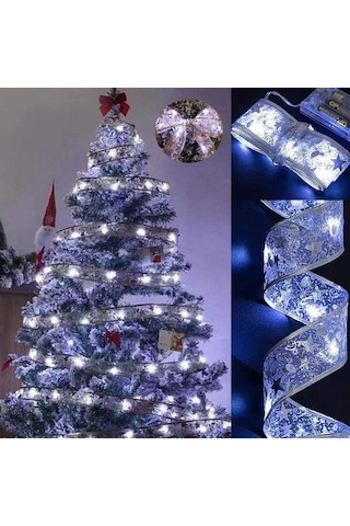 Sge Teknoloji Beyaz Işık Ağaç Süsü Ev Dekorasyon Düğün Doğum Günü Şerit Led 10 M