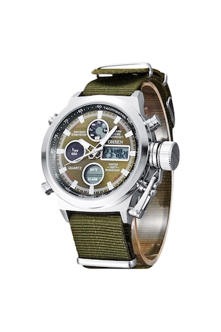 Leezsing Ohsen Erkek Moda Spor Dijital Saatler Su Geçirmez Işıklı Eller Kuvars Kol Saati