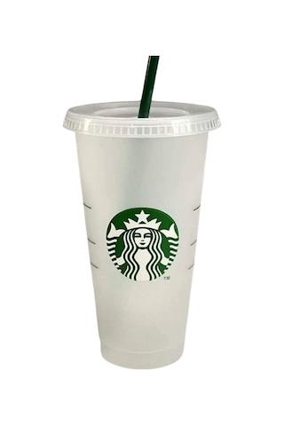 Starbucks Soğuk Içecek Için Seyahat Kupası Cold To-go Cup - 709 Ml Beyaz