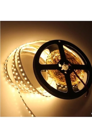 4040 3 Çipli Silikonsuz 5 Metre Şerit Led Günışığı