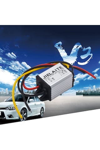 Sones Jıelaıte Lk1253 15w Alüminyum Alaşımlı Akıllı Koruma Su Geçirmez Araba Güç Dönüştürücü 12v 9v/2a