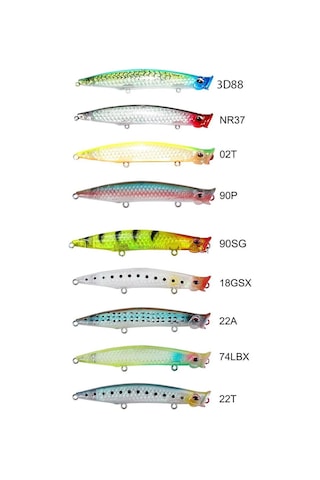 River Pop'n Catch 3d 90 9cm 8gr Popper Maket Balık