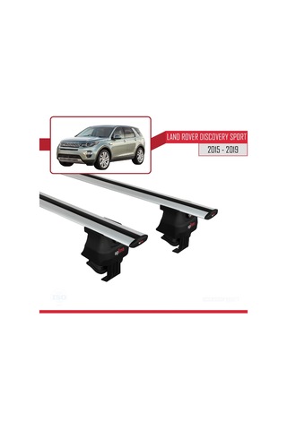 Land Rover Discovery Sport L550 2015-2019 Arası İle Uyumlu Ace-4 Ara Atkı Tavan Barı Gri