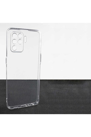 Adige Oppo Reno 5 Lite Kılıf Kamera Korumalı Süper Silikon