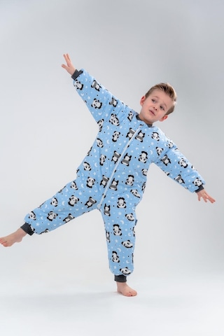 Erkek Bebek 2.5 Tog Desenli Uyku Tulumu 2 Yaş Mavi