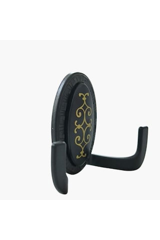 100 Adet Metal Vestiyer Askılığı - Mat Siyah, Desenli, Dayanıklı, Elbise Ve Mobilya Askılığı Siyah - Siyah