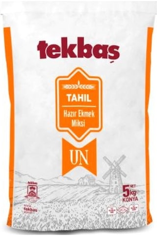 Tekbaş Un Tahıl Hazır Ekmek Miksi 5 KG Tekbaş Un Tahıl Hazır Ekmek Miksi 5 KG