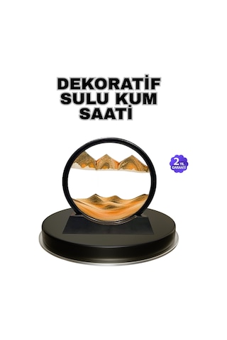 Şeffaf Dekoratif Kum Saati Dayanıklı Gövde, Minimalist Stil, Masa Ve Vitrin Aksesuarı Renkli