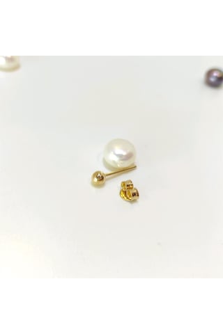 Altın Ürünler 3.5 MM Tekli Top Küpe 14 Ayar