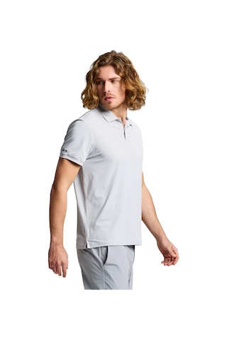 Slam Slam Tech Pique Polo Ss Erkek Gri Tişört W04 Gri