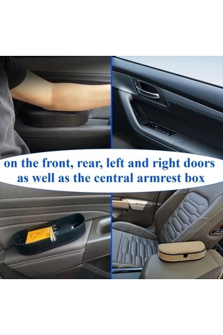 Trendooze 1 Adet Bej Kapı Kolcuğu Organizer Abs Araç İçi Depolama Aydınlatmasız Dayanıklı Bej