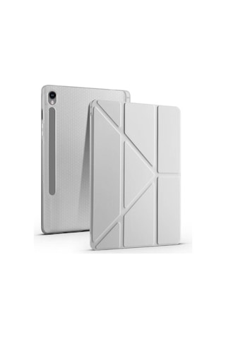 Samsung Uyumlu Galaxy Tab S10 Lite s10 Fe s9 10.9 Manyetik Standlı Kalem Bölmeli Kılıf Kapaklı