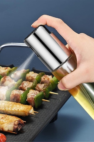 Airfry Sprey Cam Şişe Zeytinyağı Sirke Yağ Püskürtücü Yağdanlık 100 Ml Airfryer Yağ Püskürtme Şişesi Diğer