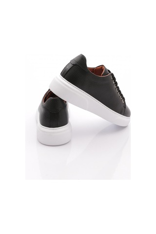 Dgn Paco Erkek Sneakers Ayakkabi Siyah Floater Beyaz