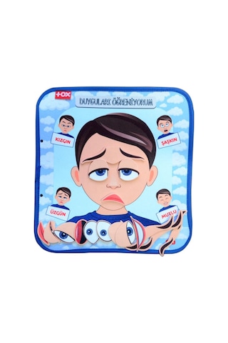 Tox Erkek Duyguları Öğreniyorum Keçe Cırtlı Aktivite Sayfası