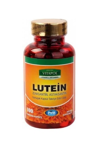 Vitapol Lutein 15 Mg Astaxanthin Astaksantin Zeaksantin 100 Yum