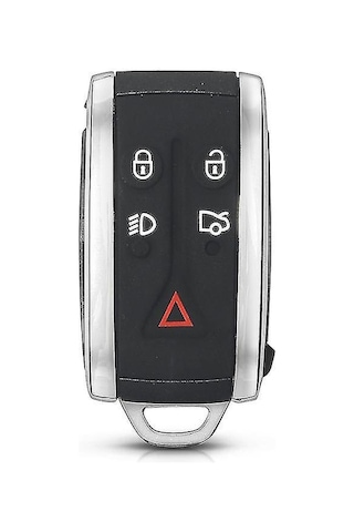 5 Düğmeli Araba Uzaktan Anahtar Kapağı Jaguar X Xf Xk Xkr İçin Dayanıklı Araba Anahtarları Kılıfı