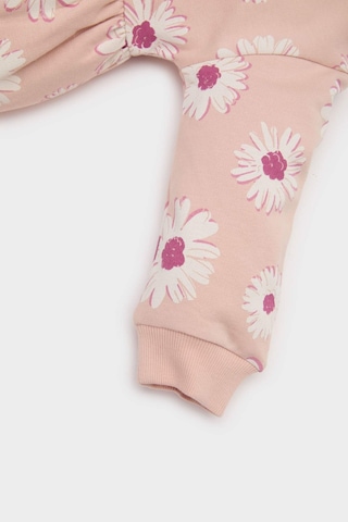 DeFacto Kız Bebek Çiçekli Uzun Kollu Elbise E5788A525SPPN672 Pembe