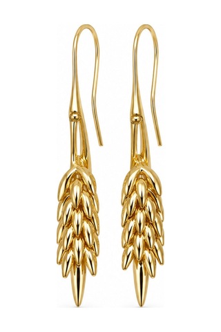 Bloom Collection Épi Başak Gold Çelik Altın Kaplama Küpe Altın Altın