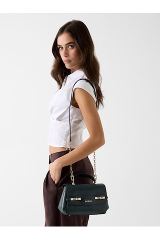 Guess Melinda Kadın El Ve Çapraz Çanta Hwkl9933200 Yeşil