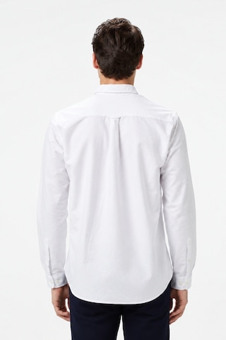 Lacoste Mens Regular Fit White Shirt Standart Kesim Organik Pamuk Erkek Gömlek Beyaz