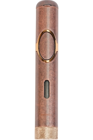 Parmida Tek Torch Pürmüz Delicili Bronz Metal Puro Çakmağı - Tr9518
