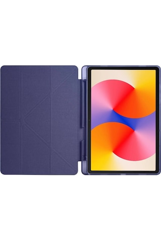 Huawei Matepad Se 11'' İnç 2024 Kılıf Kalem Bölmeli Standlı Kapaklı Uyku Modlu Akıllı Kılıf Kılıf