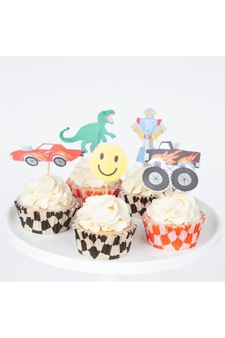 Meri Meri - Toybox Cupcake Kit - 24 Adet