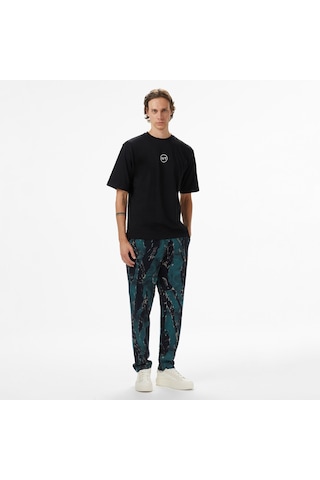 United4 Unıted4 Erkek Siyah T-shirt Ft- Toye SIYAH