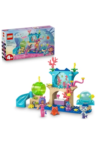LEGO® Gabby’s Dollhouse Deniz Kızı Gabby’nin Akvaryum Macerası 11204 - 4 Yaş ve Üzeri Çocuklar için Okyanus Hayvanları İçeren Yaratıcı Oyuncak Yapım Seti (103 Parça)