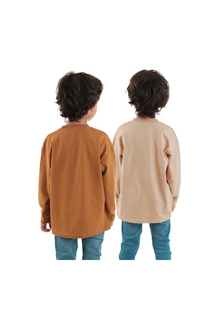Denokids Let's Rawr Erkek Çocuk 2'li Paket T-shirt Renkli
