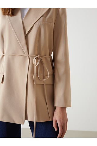 Lcw Modest Bej Kadın Blazer Ceket