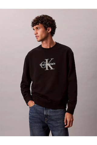 Calvin Klein Erkek Sweatshirt-lv04rd242g Black