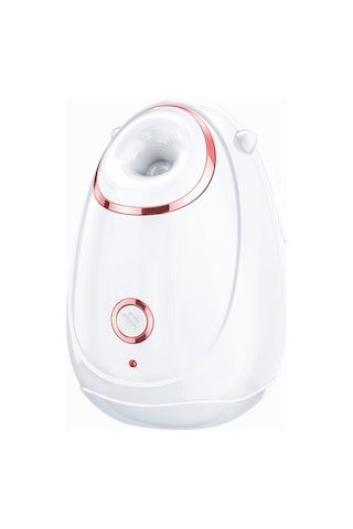 Ruicoo Evde Kullanan Nanoteknoloji Isı Buhar Yüz Aletleri - 45 C Hızlı Isınma, 30 Saniye Buhar, 180ml Depolama, Nemlendirici Cilt Bakımı Avrupa Standartı Beyaz