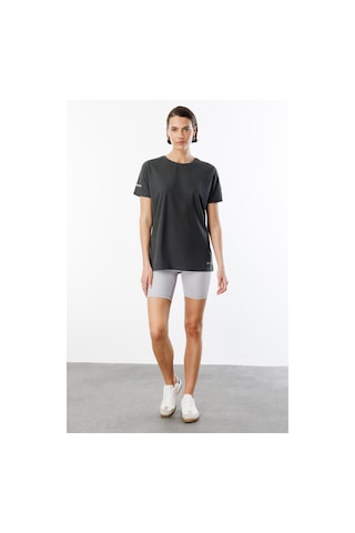 Genius Store Kadın Nem Emici Hızlı Kuruma Atletik Teknik Performans Spor T-shirt Drıfıt-kısakol Füme