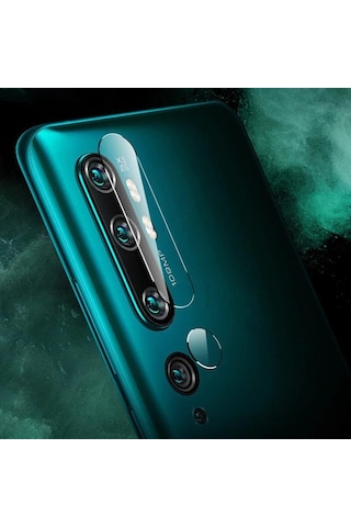 Xiaomi Mi Note 10 Kamera Lens Koruyucu Nano Cam