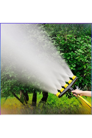 Mufunye Çift Taraflı Bahçe Sulama Başlığı, 5 Ağızlı Sprey, 1/1.2/1.5 İnç Bağlantı, Klem İle, Çift Taraflı Bahçe/farm Sulama