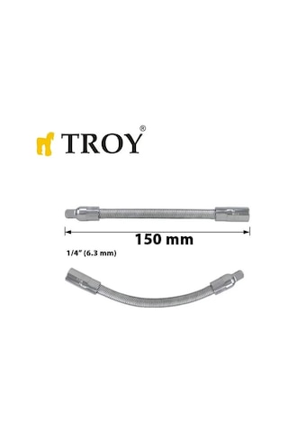 Troy 26178 Esnek Lokma Uzatma Kolu, 1/4"