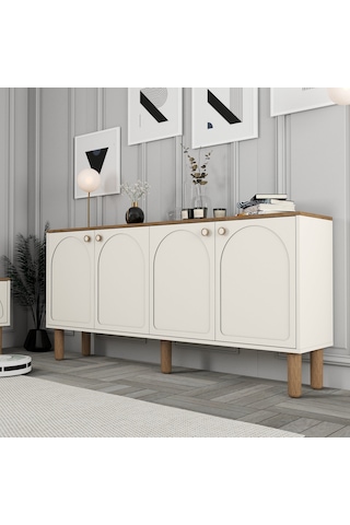 Bohem Konsol - Beyaz Krem