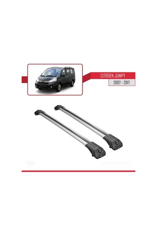 Citroen Jumpy 2007-2017 Arası İle Uyumlu Ace-1 Ara Atkı Tavan Barı Gri