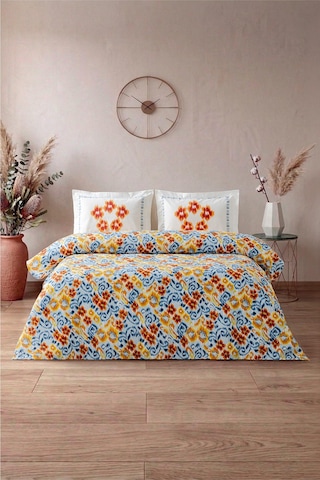 Beliz %100 Pamuk Tek Kişilik Pike Takımı 160x220 Mavi