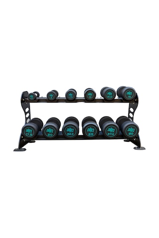 Alin Sport 15 Kg Kauçuk Kaplı Profesyonel Olimpik Dumbbell Dambıl