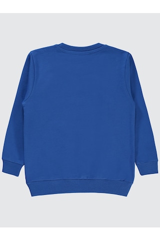 Batman Erkek Çocuk Sweatshirt 2-5 Yaş Saks Mavisi Saks Mavisi