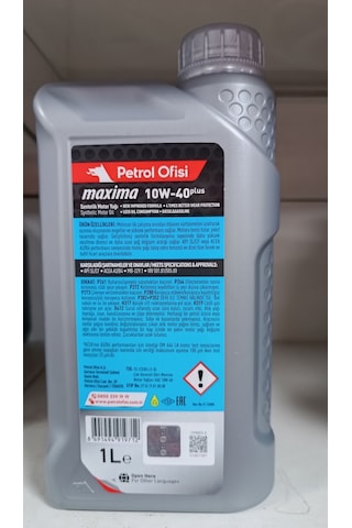 Petrol Ofisi Maxıma Plus 10W-40 Motor Yağı 1 L