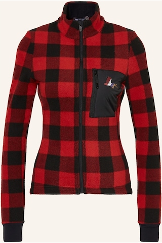 Cafe Du Cycliste Radtrikot Solange, Soğuk Havalara Özel Kadın Fleece Forma Kırmızı