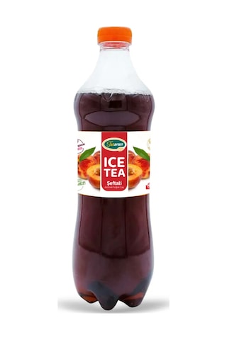 Şeftali Aromalı Soğuk Çay 1 Lt. Helal Belgeli Ice Tea %100 Şeker Pancarından