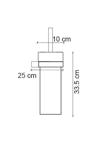 Fontana Tuvalet Fırçası Mat Siyah Fj-10504 Mat Siyah