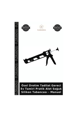 Özel Üretim Tadilat Gereci Ev Tamiri Pratik Alet Soğuk Silikon Tabancası - Manuel
