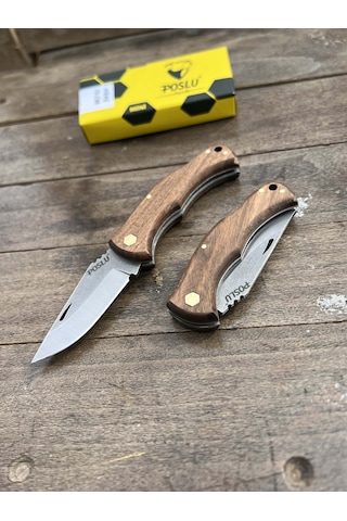 El Yapımı Kamp Çakı Outdoor Kamp Çakı Kahverengi